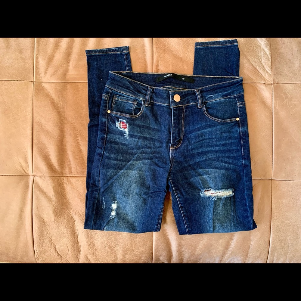 Harper Distressed Jeans - Picture 3 of 6